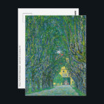 Gustav Klimt - Avenue i Park Schloss Kammer Vykort<br><div class="desc">Avenue in the Park of Schloss Kammer - Gustav Klimt,  Oil on Canvas,  1912</div>