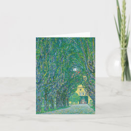 Gustav Klimt Avenue Schloss Kramer Park Notecard Anteckningskort