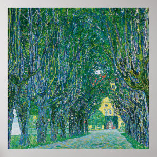 Gustav Klimt - Avenue till Kammer Castle Poster