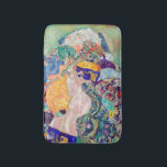 Gustav Klimt - Baby / Cradle Badrumsmatta<br><div class="desc">Baby / Cradle - Gustav Klimt,  Oil on Canvas,  1917-1918</div>