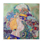 Gustav Klimt - Baby / Cradle Kakelplatta<br><div class="desc">Baby / Cradle - Gustav Klimt,  Oil on Canvas,  1917-1918</div>