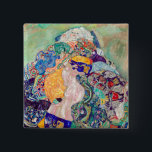 Gustav Klimt - Baby / Cradle Knapp<br><div class="desc">Baby / Cradle - Gustav Klimt,  Oil on Canvas,  1917-1918</div>
