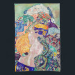 Gustav Klimt - Baby / Cradle Kökshandduk<br><div class="desc">Baby / Cradle - Gustav Klimt,  Oil on Canvas,  1917-1918</div>
