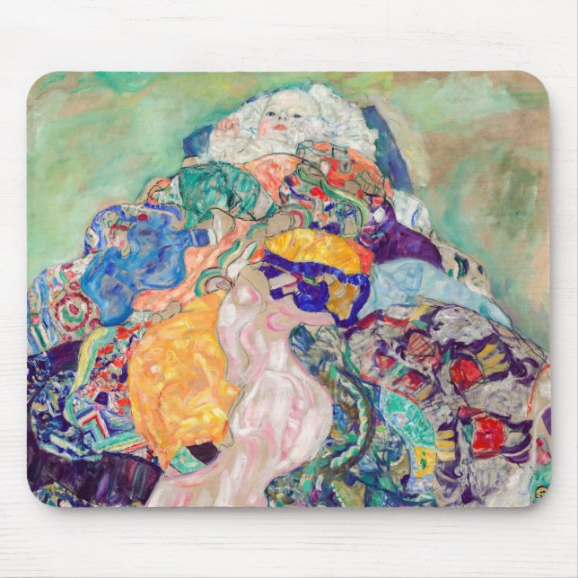 Gustav Klimt - Baby / Cradle Musmatta (Framsidan)