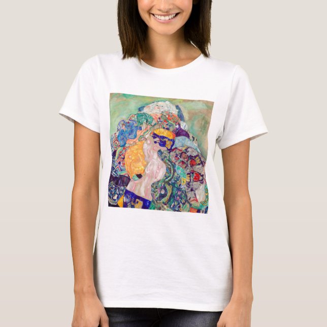 Gustav Klimt - Baby / Cradle T Shirt (Framsida)