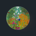Gustav Klimt Bauerngarten Blomsterträdgård Fine Ar<br><div class="desc">Gustav Klimt Bauerngarten Blomsterträdgård Fine Art Button</div>
