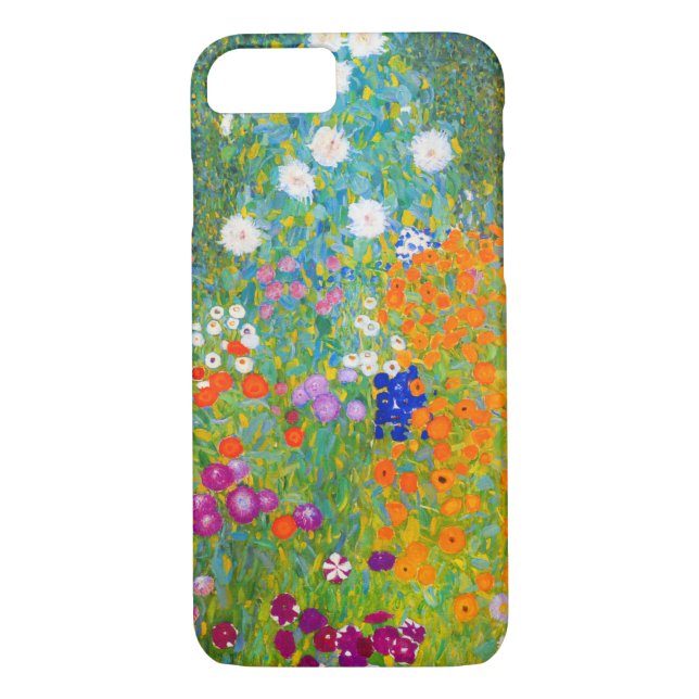 Gustav Klimt Bauerngarten Blomsterträdgård Fine Ar Case-Mate iPhone Skal (Baksida)