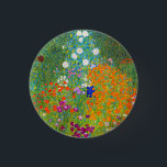 Gustav Klimt Bauerngarten Blomsterträdgård Fine Ar Knapp<br><div class="desc">Gustav Klimt Bauerngarten Blomsterträdgård Fine Art Button</div>