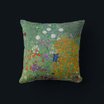 Gustav Klimt Bauerngarten Blomsterträdgård Fine Ar Kudde<br><div class="desc">Gustav Klimt Bauerngarten Blomsterträdgård Fine Art</div>