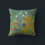 Gustav Klimt Bauerngarten Blomsterträdgård Fine Ar Kudde<br><div class="desc">Gustav Klimt Bauerngarten Blomsterträdgård Fine Art</div>