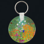 Gustav Klimt Bauerngarten Blomsterträdgård Fine Ar Nyckelring<br><div class="desc">Gustav Klimt Bauerngarten Blomsterträdgård Fine Art Keychain</div>