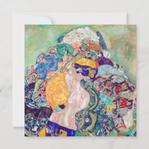 Gustav Klimt - Bebis / Vagga Tack Kort