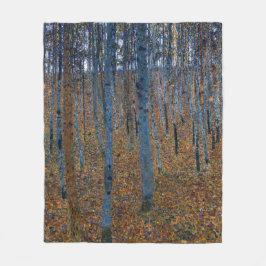 Gustav Klimt - Beech Grove I Fleecefilt