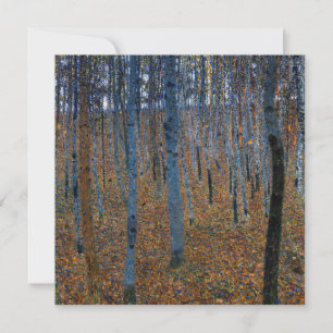 Gustav Klimt - Beech Grove I Inbjudningar