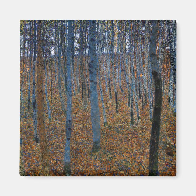 Gustav Klimt - Beech Grove I Magnet (Framsidan)