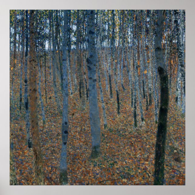 Gustav Klimt - Beech Grove I Poster (Framsidan)