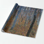 Gustav Klimt - Beech Grove I Presentpapper<br><div class="desc">Beech Grove I - Gustav Klimt,  Oil on Canvas,  1902</div>