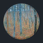 Gustav Klimt Beech Träd Forest Grove Magnet<br><div class="desc">Detta baseras på att Gustav Klimt, Beech Grove 1, 1902, målar konstverk med klassisk natur. I teckningen visas en tät skog av hög, slender birch träd, med blek trunks som är märkt med mörk, lodrät linjer. Fallen framställs i blått, grönt och gult, vilket ger en känsla av djup och livskraft...</div>