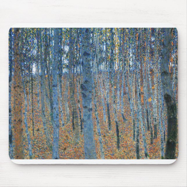 Gustav Klimt Beech Träd Forest Grove Musmatta (Framsidan)