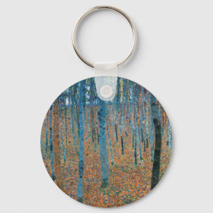 Gustav Klimt Beech Träd Forest Grove Nyckelring