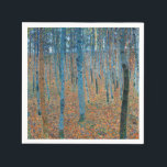 Gustav Klimt Beech Träd Forest Grove Pappersservett<br><div class="desc">Detta baseras på att Gustav Klimt, Beech Grove 1, 1902, målar konstverk med klassisk natur. I teckningen visas en tät skog av hög, slender birch träd, med blek trunks som är märkt med mörk, lodrät linjer. Fallen framställs i blått, grönt och gult, vilket ger en känsla av djup och livskraft...</div>
