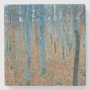 Gustav Klimt Beech Träd Forest Grove Stenunderlägg