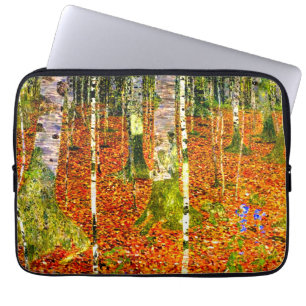 Gustav Klimt Birch Träd Laptop Fodral
