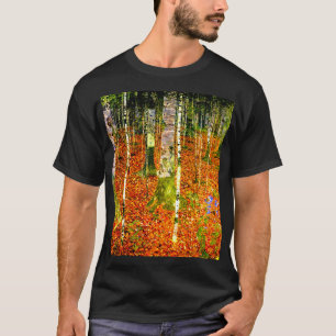 Gustav Klimt Birch Träd T Shirt