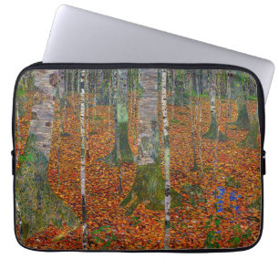 Gustav Klimt - Birch Wood Laptop Fodral