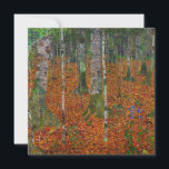 Gustav Klimt - Birch Wood Tack Kort<br><div class="desc">Birch Wood - Gustav Klimt,  Oil on Canvas,  1903</div>