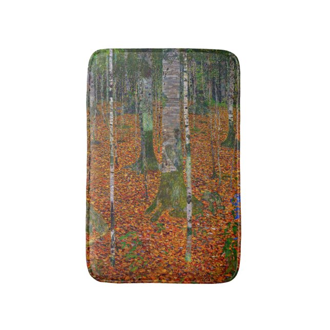 Gustav Klimt - Björkskog Badrumsmatta (Framsidan (Vertikal))