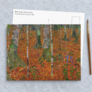 Gustav Klimt - Björkskog Vykort