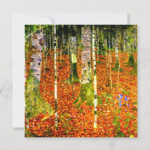 Gustav Klimt Björkträd Inbjudningar