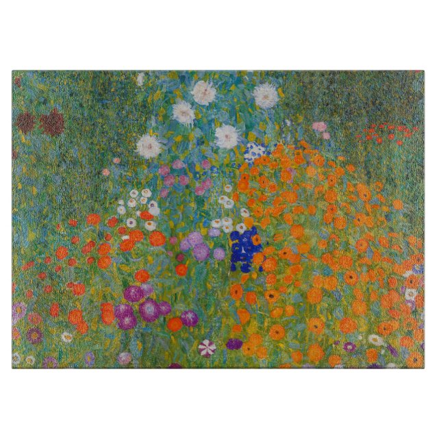 Gustav Klimt - Blomsterträdgård (Framsidan)