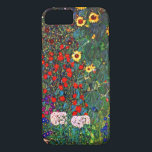 Gustav Klimt Blomsterträdgård<br><div class="desc">iphone case med Gustav Klimts oljemålning Farm Garden med solblommor (1907). En vacker trädgård av solblommor och grönblå,  röd,  lila,  rosa och vita blommor. En underbar gåva till fläkt av Art nouveau och österrikisk konst.</div>