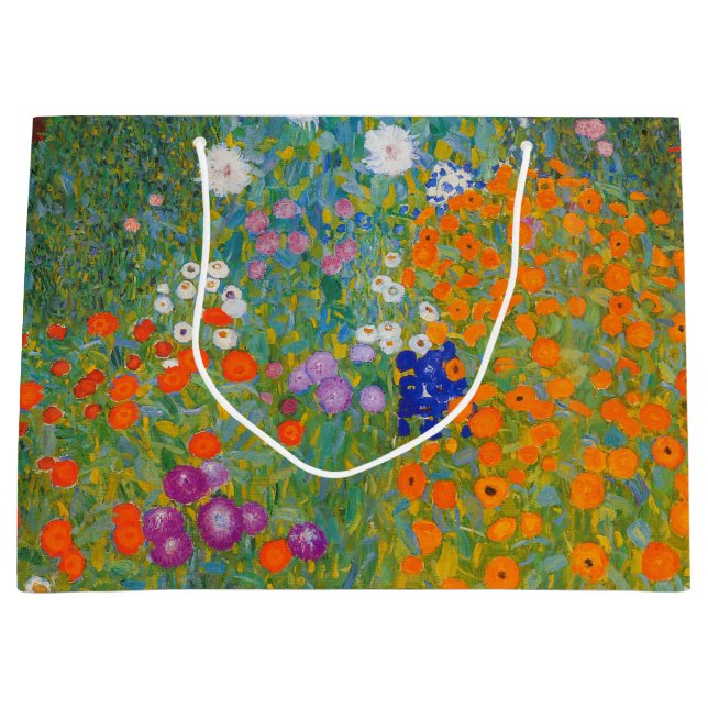Gustav Klimt - Blomsterträdgård (Framsidan)