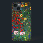 Gustav Klimt Blomsterträdgård<br><div class="desc">iphone case med Gustav Klimts oljemålning Farm Garden med solblommor (1907). En vacker trädgård av solblommor och exquisite blue,  red,  lila,  rosa och vita blommor. En underbar gåva till fläkt av Art nouveau och österrikisk konst.</div>