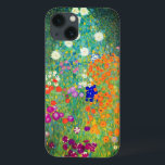 Gustav Klimt Blomsterträdgård<br><div class="desc">iphone case med Gustav Klimts Blomsterträdgård för oljemålning (1906). En vacker trädgård av lila,  rött,  vitt,  blått och orange blommor. En underbar gåva till fläkt av Art nouveau och österrikisk konst.</div>