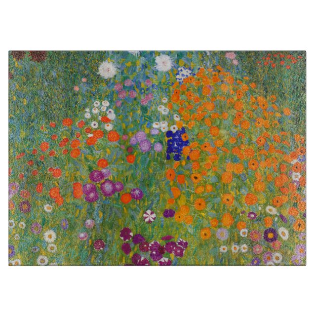 Gustav Klimt:Blomsterträdgård (Framsidan)