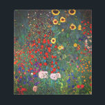 Gustav Klimt Blomsterträdgård Anteckningsblock<br><div class="desc">Anteckningsblocket Gustav Klimts oljemålning Farm Garden med solblommor (1907). En vacker trädgård av solblommor och grönblå,  röd,  lila,  rosa och vita blommor. En underbar gåva till fläkt av Art nouveau och österrikisk konst.</div>