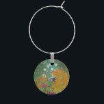 Gustav Klimt - Blomsterträdgård Berlock Vinglas<br><div class="desc">Blomsterträdgård - Gustav Klimt 1905-1907</div>