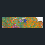 Gustav Klimt - Blomsterträdgård Bildekal<br><div class="desc">Blomsterträdgård - Gustav Klimt 1905-1907</div>