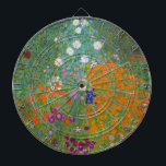 Gustav Klimt - Blomsterträdgård Darttavla<br><div class="desc">Blomsterträdgård - Gustav Klimt 1905-1907</div>