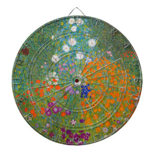 Gustav Klimt - Blomsterträdgård Darttavla