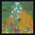 Gustav Klimt - Blomsterträdgård Fototryck<br><div class="desc">Blomsterträdgård - Gustav Klimt 1905-1907</div>