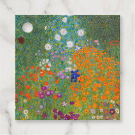 Gustav Klimt - Blomsterträdgård Gåvor Etiketter