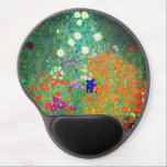 Gustav Klimt Blomsterträdgård Gel Musmatta<br><div class="desc">Gel Mouse Pad med Gustav Klimts Blomsterträdgård för oljemålning (1906). En vacker trädgård av lila,  rött,  vitt,  blått och orange blommor. En underbar gåva till fläkt av Art nouveau och österrikisk konst.</div>