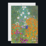 Gustav Klimt - Blomsterträdgård Inbjudningar<br><div class="desc">Blomsterträdgård - Gustav Klimt 1905-1907</div>