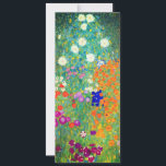Gustav Klimt Blomsterträdgård Inbjudningar<br><div class="desc">Kort med Gustav Klimts Blomsterträdgård för oljemålning (1906). En vacker trädgård av lila,  rött,  vitt,  blått och orange blommor. En underbar gåva till fläkt av Art nouveau och österrikisk konst.</div>