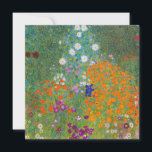 Gustav Klimt - Blomsterträdgård Inbjudningar<br><div class="desc">Blomsterträdgård - Gustav Klimt 1905-1907</div>